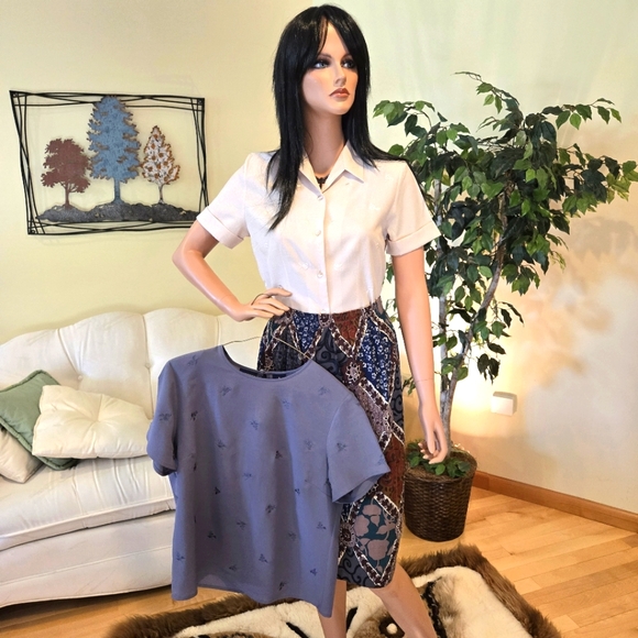 Sig Sport Skirt Elastic Waist Multi-Color Print Size Small - Picture 9 of 11